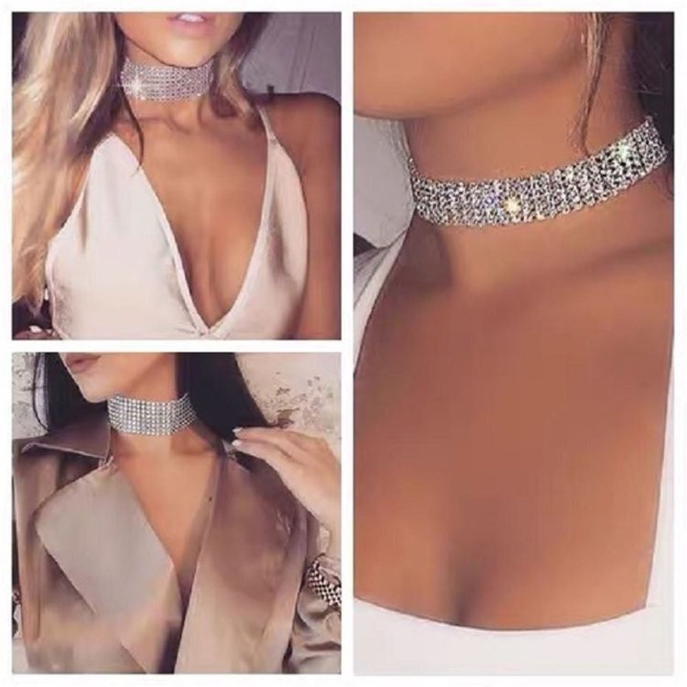 Fashion Jewelry Punk Hip Hop Choker Necklace - Picture 2 of 6